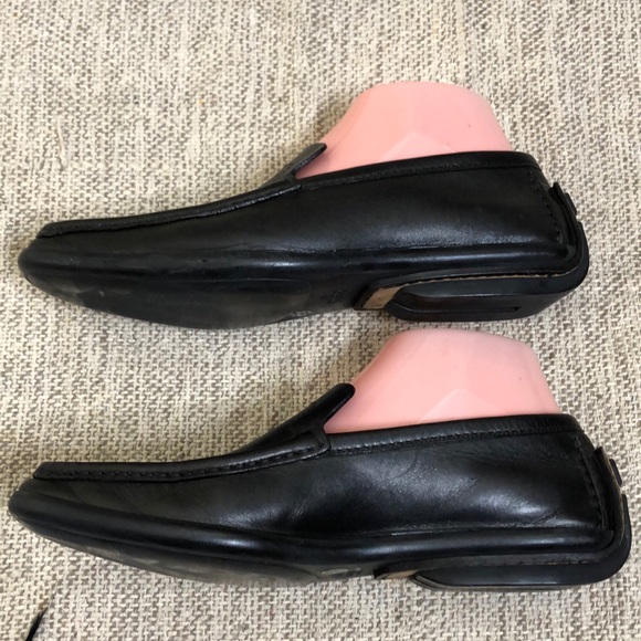 AUTHENTIC GUCCI BLACK LEATHER LOAFER WOMENS SZ 8.5 - Picture 3 of 9
